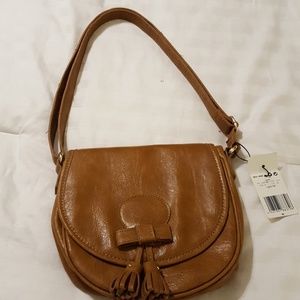 MNG tan purse